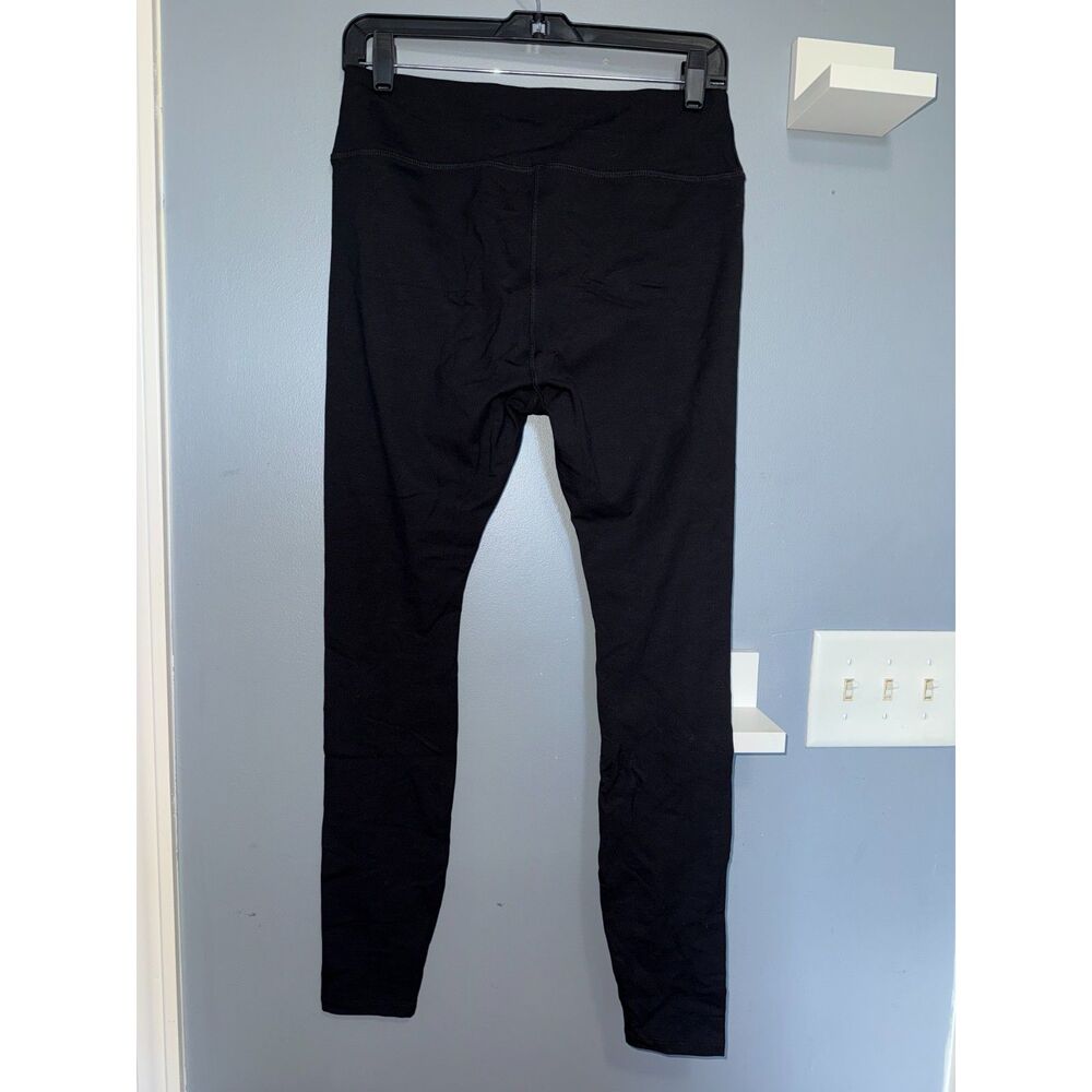Pact Black Organic Cotton Blend Black Leggings | Size Medium | Sustainable